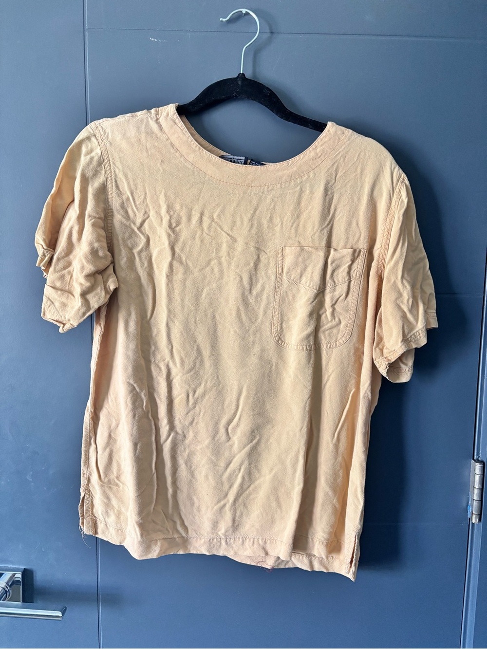 Classic Pocket Crew Neck T-Shirt - Butter Yellow